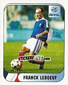 Sticker Frank Leboeuf - UEFA Euro England 1996 n. 151a - Merlin