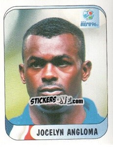 Cromo Jocelyn Angloma - UEFA Euro England 1996 - Merlin