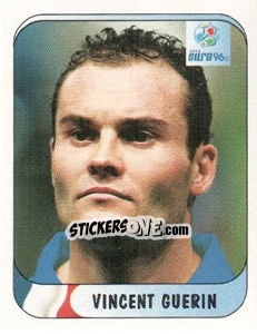 Sticker Vincent Guerin - UEFA Euro England 1996 - Merlin