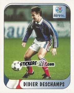 Sticker Didier Deschaps - UEFA Euro England 1996 n. 158a - Merlin
