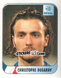 Sticker Christophe Dugarry - UEFA Euro England 1996 - Merlin