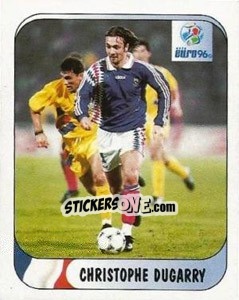 Sticker Christophe Dugarry - UEFA Euro England 1996 - Merlin