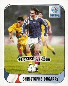 Sticker Christophe Dugarry - UEFA Euro England 1996 n. 161a - Merlin