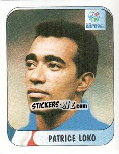 Figurina Patrice Loko - UEFA Euro England 1996 n. 163 - Merlin