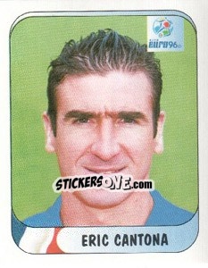 Sticker Eric Cantona - UEFA Euro England 1996 - Merlin