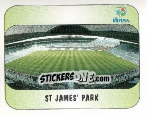 Sticker St James Park - UEFA Euro England 1996 n. 165 - Merlin