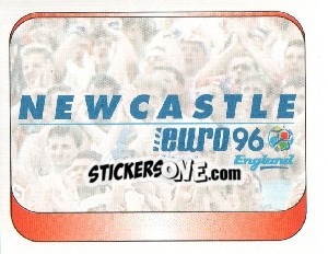 Sticker Newcastle - UEFA Euro England 1996 n. 166 - Merlin