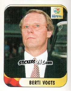 Sticker Berti Vogts - UEFA Euro England 1996 - Merlin