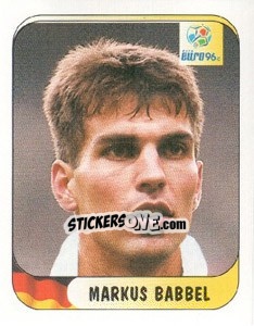Cromo Markus Babbel - UEFA Euro England 1996 - Merlin