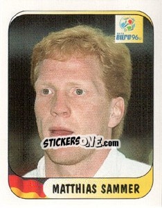 Cromo Matthias Sammer - UEFA Euro England 1996 - Merlin