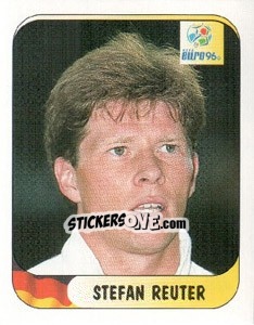 Sticker Stefan Reuter - UEFA Euro England 1996 n. 180 - Merlin