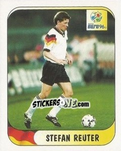 Sticker Stefan Reuter - UEFA Euro England 1996 n. 180a - Merlin