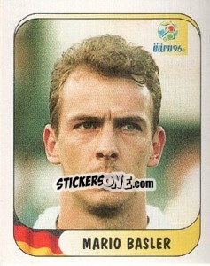 Cromo Mario Basler - UEFA Euro England 1996 - Merlin