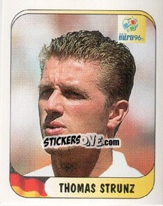 Sticker Thomas Strunz - UEFA Euro England 1996 - Merlin