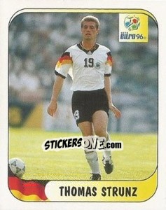 Cromo Thomas Strunz - UEFA Euro England 1996 - Merlin