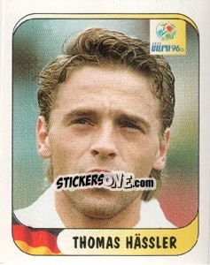 Sticker Thomas Hassler - UEFA Euro England 1996 n. 185 - Merlin