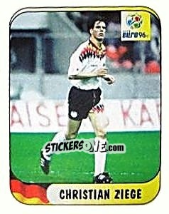 Sticker Christian Zige - UEFA Euro England 1996 - Merlin