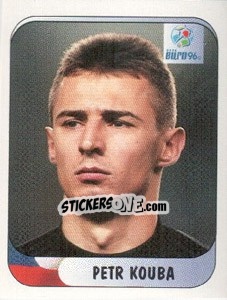 Sticker Petr Kouba - UEFA Euro England 1996 - Merlin