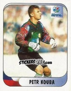 Sticker Petr Kouba - UEFA Euro England 1996 - Merlin