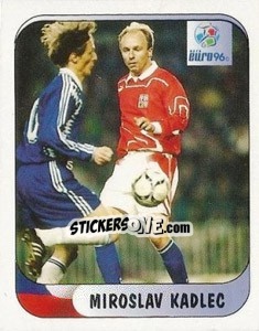 Cromo Miroslav Kadlec - UEFA Euro England 1996 - Merlin