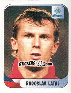 Sticker Radoslav Latal - UEFA Euro England 1996 - Merlin