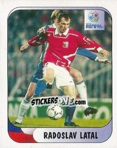 Sticker Radoslav Latal - UEFA Euro England 1996 n. 196a - Merlin