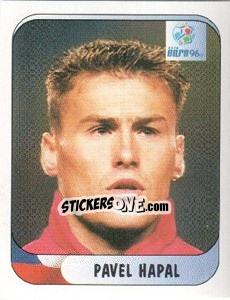 Sticker Pavel Hapal - UEFA Euro England 1996 - Merlin