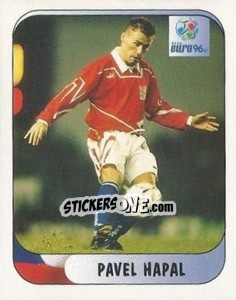 Sticker Pavel Hapal - UEFA Euro England 1996 n. 197a - Merlin