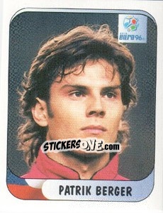 Sticker Patrik Berger - UEFA Euro England 1996 - Merlin