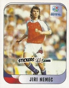 Cromo Jiri Nemec - UEFA Euro England 1996 n. 200a - Merlin