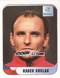 Sticker Radek Drulak - UEFA Euro England 1996 n. 202 - Merlin