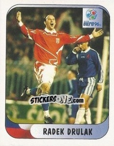 Sticker Radek Drulak - UEFA Euro England 1996 - Merlin