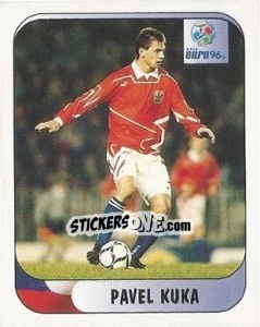 Sticker Pavel Kuka - UEFA Euro England 1996 n. 203a - Merlin
