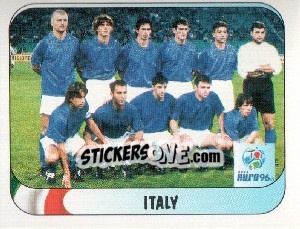 Figurina Italy Team - UEFA Euro England 1996 - Merlin