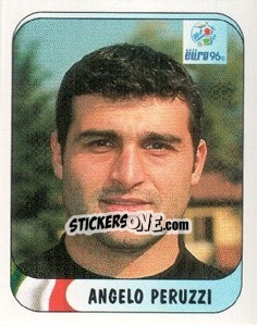 Cromo Angelo Peruzzi - UEFA Euro England 1996 - Merlin