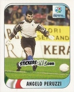 Sticker Angelo Peruzzi - UEFA Euro England 1996 n. 208a - Merlin