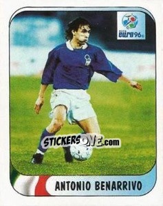 Sticker Antonio Benarrivo - UEFA Euro England 1996 - Merlin