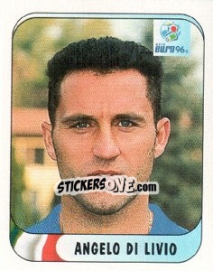 Sticker Angelo Di Livio - UEFA Euro England 1996 n. 214 - Merlin