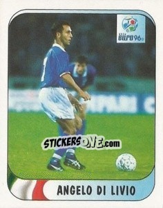 Figurina Angelo Di Livio - UEFA Euro England 1996 - Merlin