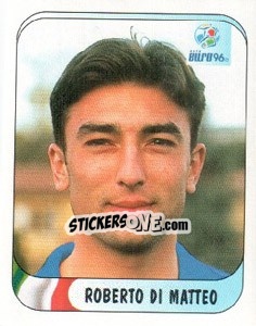 Sticker Roberto Di Matteo - UEFA Euro England 1996 - Merlin