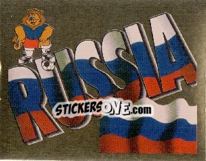 Sticker Russia Emblem - UEFA Euro England 1996 n. 224 - Merlin