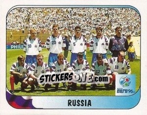 Figurina Russia Team - UEFA Euro England 1996 - Merlin