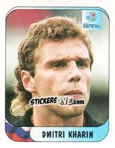 Sticker Dmitri Kharin - UEFA Euro England 1996 - Merlin