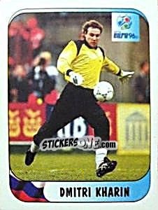 Sticker Dmitri Kharin - UEFA Euro England 1996 - Merlin