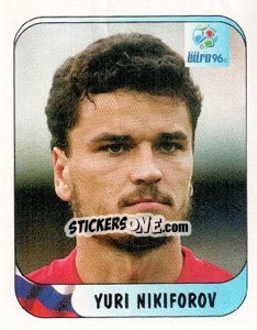 Sticker Yuri Nikiforov - UEFA Euro England 1996 - Merlin