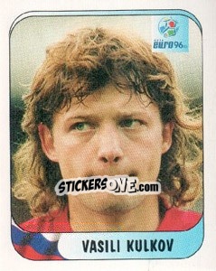 Sticker Vasili Kulkov - UEFA Euro England 1996 - Merlin