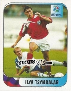Sticker Ilya Tsymbalar - UEFA Euro England 1996 - Merlin