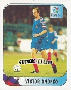 Sticker Viktor Onopko - UEFA Euro England 1996 - Merlin