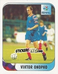 Sticker Viktor Onopko - UEFA Euro England 1996 n. 232a - Merlin