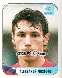 Sticker Aleksandr Mostovoi - UEFA Euro England 1996 n. 233 - Merlin